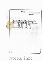 STANDARD TECHNICAL SPECIFICATIONS FOR GENERAL ELECTRIC BOILING WATER REACTORS PB-258 385（ PDF版）