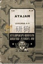 MALAYA 1945 PDF电子版封面 G·S· RAWL INGS