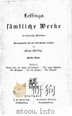 LESSINGS SAMTLICHE WERKE V.2（ PDF版）