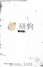 GOETHES WERKE 1-2 PDF电子版封面