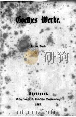 GOETHES WERKE 9-10   1867  PDF电子版封面     