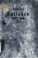BALLADEN UND UNDERES 1922 PDF电子版封面
