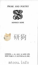 PROSE AND POETRY 1948 PDF电子版封面