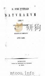 SATVRARVM V.Ⅰ 1851 PDF电子版封面 OTTO IAHN