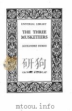 THE THREE MUSKETEERS PDF电子版封面 ALEXANDRE DUMAS