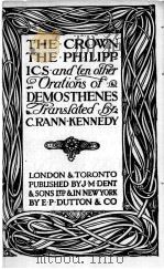 THE CROWN THE PHILIPPICS   1923  PDF电子版封面     