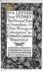 A LETTER FROM SYDNEY（1929 PDF版）