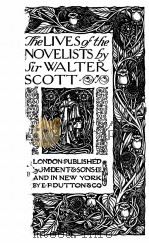 THE LIVES OF THE NOVELISTS     PDF电子版封面     