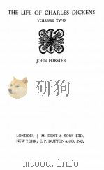 THE LIFE OF CHARLES DICKENS VOLUME TWO（1950 PDF版）