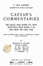 CAESAR‘S COMMENTARIES 1918 PDF电子版封面