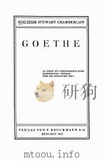 GOETHE   1912  PDF电子版封面     