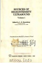 SOURCES OF HIGH-INTENSITY ULTRASOUND  VOLUME 1（1969 PDF版）