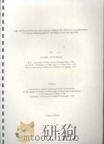 THE APPLICATION OF ADVANCED OPERATOR GENETIC ALGORITHMS TO ELECTROMAGNETIC OPTIMIZATION PROBLEMS 1999 PDF电子版封面