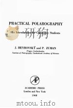 PRACTICAL POLAROGRAPHY：AN INTRODUCTION FOR CHEMISTRY STUDENTS（1968 PDF版）