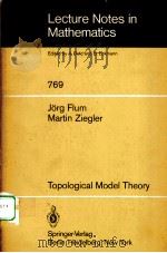 TOPOLOGICAL MODEL THEORY   1980  PDF电子版封面  3540097325   
