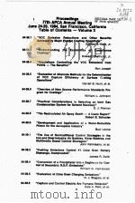 PROCEEDINGS 77TH APCA ANNUAL MEETING JUNE 24-29,1984 SAN FRANCISCO,CALIFORNIA VOLUME 3 1984 PDF电子版封面 GORDON E.COLE