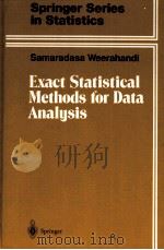 EXACT STATISTICAL METHODS FOR DATA ANALYSIS     PDF电子版封面  0387943609   