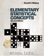 ELEMENTARY STATISTICAL CONCEPTS  2ND EDITION     PDF电子版封面  0024240206  RONALD E.WALPOLE 