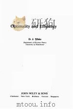 OPTIMALITY AND EFFICIENCY PDF电子版封面 0471102237 D.J.WHITE