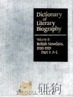 DICTIONARY OF LITERARY BIOGRAPHY VOLUME 15:BRITISH NOVELISTS,1930-1959 PART 1:A-L 1983 PDF电子版封面 0810316374