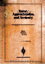ERROR,APPROXIMATION,AND ACCURACY PDF电子版封面 F.R.DE HOOG AND C.L.JARVIS