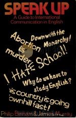 SPEAK UP:A GUIDE INTERNATIONAL COMMUNICATION IN ENGLISH PDF电子版封面 0237499606