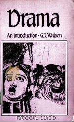 DRAMA:AN INTRODUCTION     PDF电子版封面  0333324536  G.J.WATSON 