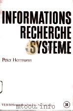 INFORMATIONSRECHERCHE SYSTEME 1978 PDF电子版封面