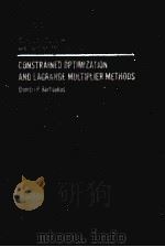 CONSTRAINED OPTIMIZATION AND LAGRANGE MULTIPLIER METHODS（ PDF版）