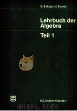 LEHRBUCH DER ALGEBRA：UNTER EINSCHUB DER LINEAREN ALGEBRA  TEIL 1（1980 PDF版）