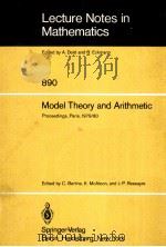 MODEL THEORY AND ARITHMETIC 1981 PDF电子版封面 354011159X