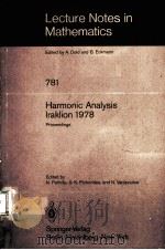 HARMONIC ANALYSIS LRAKLION 1978 1980 PDF电子版封面 3540097562