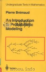 AN INTRODUCTION TO PROBABILISTIC MODELING PDF电子版封面 0387964606