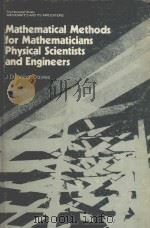 MATHEMATICAL METHODS FOR MATHEMATICIANS,PHYSICAL SCIENTISTS AND ENGINEERS PDF电子版封面 0470273224 J.DUNNING-DAVIES