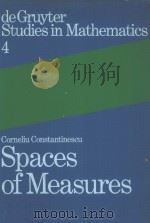 SPACES OF MEASURES 1984 PDF电子版封面 3110087847