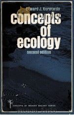 CONCEPTS OF ECOLOGY SECOND EDITION PDF电子版封面 0131664700 EDWARD J.KORMONDY