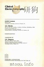 CLINICAL ELECTROMYOGRAPHY FOURTH EDITION 1987 PDF电子版封面 0443038481 J.A.R.LENMAN,A.E.RITCHIE