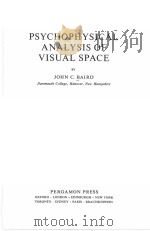 PSYCHOPHYSICAL ANALYSIS OF VISUAL SPACE（ PDF版）