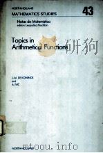 TOPICS IN ARITHMETICAL FUNCTIONS（1980 PDF版）