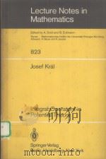 INTEGRAL OPERATORS IN POTENTIAL THEORY（1980 PDF版）