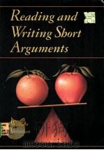 READING AND WRITING SHORT ARGUMENTS PDF电子版封面 1559342226 WILLIAM VESTERMAN
