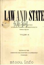 LAW AND STATE VOLUME 48 PDF电子版封面