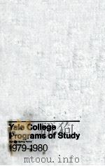 BULLETIN OF YALE UNIVERSIYT YALE COLLEGE PROGRAMS OF STUDY 1979-1980（ PDF版）