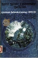 GRADUATE SCHOOLS CATALO-1979/80 PDF电子版封面