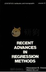 RECENT ADVANCES IN RECRESSION METHODS PDF电子版封面 0824715748 HRISHIKESH D.VINOD,AMAN ULLAH