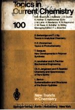 NEW TRENDS IN CHEMISTRY 1982 PDF电子版封面 3540112871 L.BARTON,D.BETTERIDGE,A.FIECHT