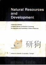 NATURAL RESOURCES AND DEVELOPMENT VOLUME 25 PDF电子版封面