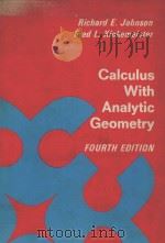 CALCULUS WITH ANALYTIC GEOMETRY FOURTH EDITION PDF电子版封面 R.E.JOHNSON