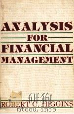 ANALYSIS FOR FINANCIAL MANAGEMENT（1984 PDF版）