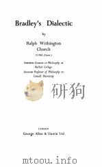 BRADLEY‘S DIALECTIC 1942 PDF电子版封面